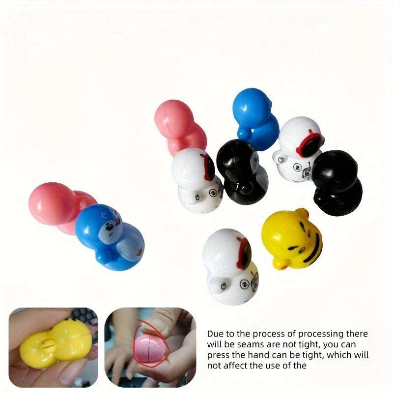 3-100 pcs of Cat Rolling Toys Diverse Styles Interactive Play and Exercise Equipment Durable Plastic Material